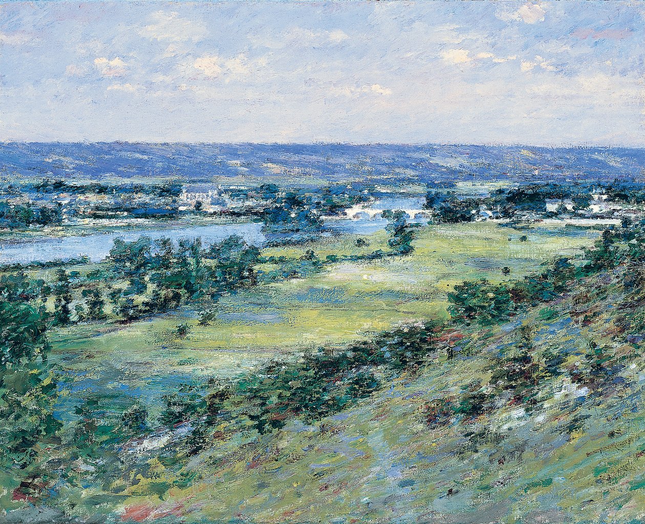 塞纳河谷，1892年吉维尼山 作者 西奥多·罗宾逊