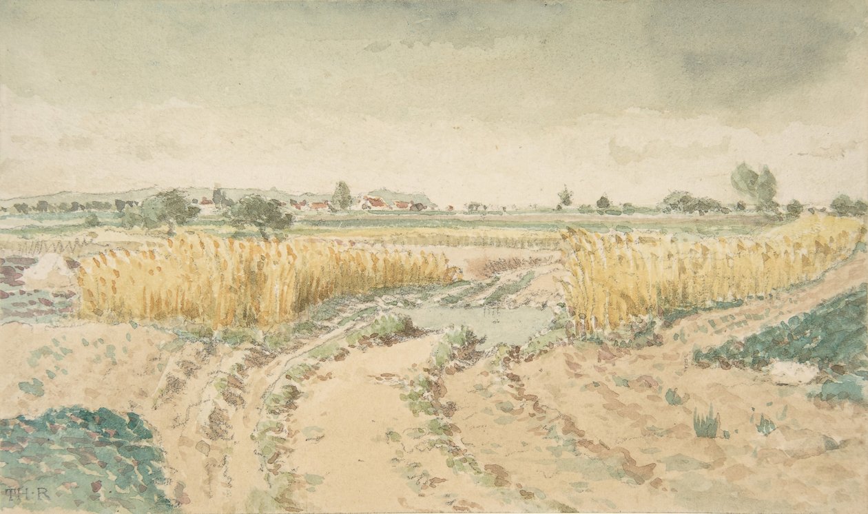 麦田，1865年。 作者 西奥多·卢梭