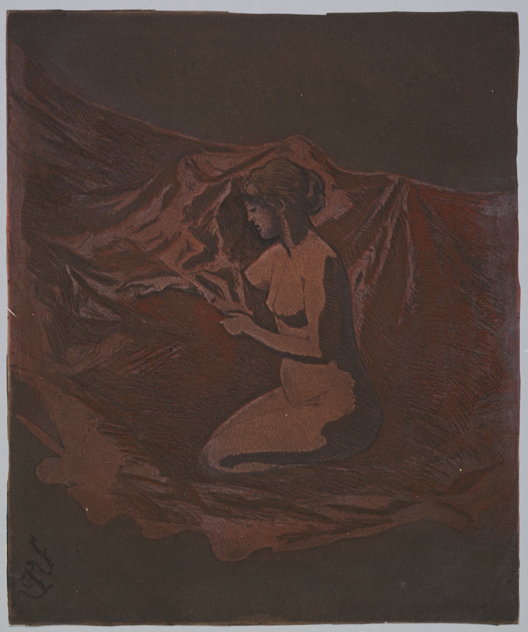 余烬发光，1890-1897年。 作者 西奥多·罗素