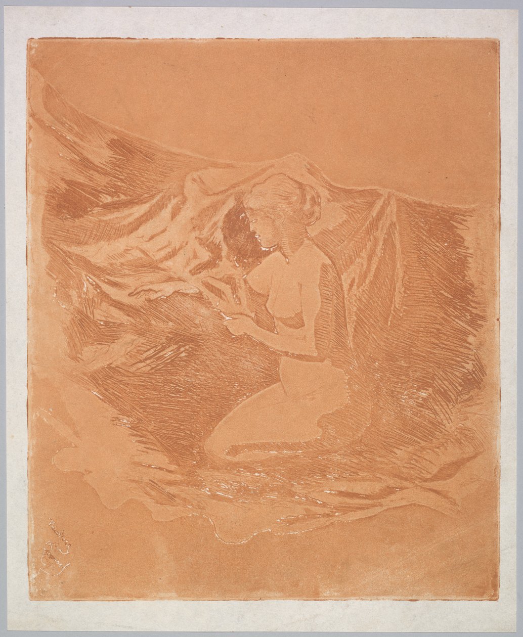 余烬发光，1890-1897年。 作者 西奥多·罗素