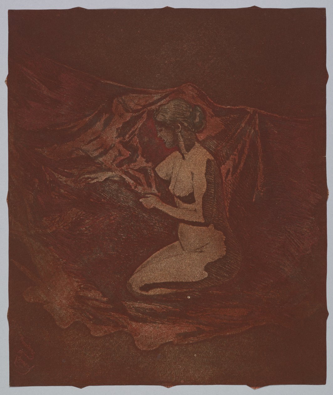 余烬发光，1890-1897年。 作者 西奥多·罗素