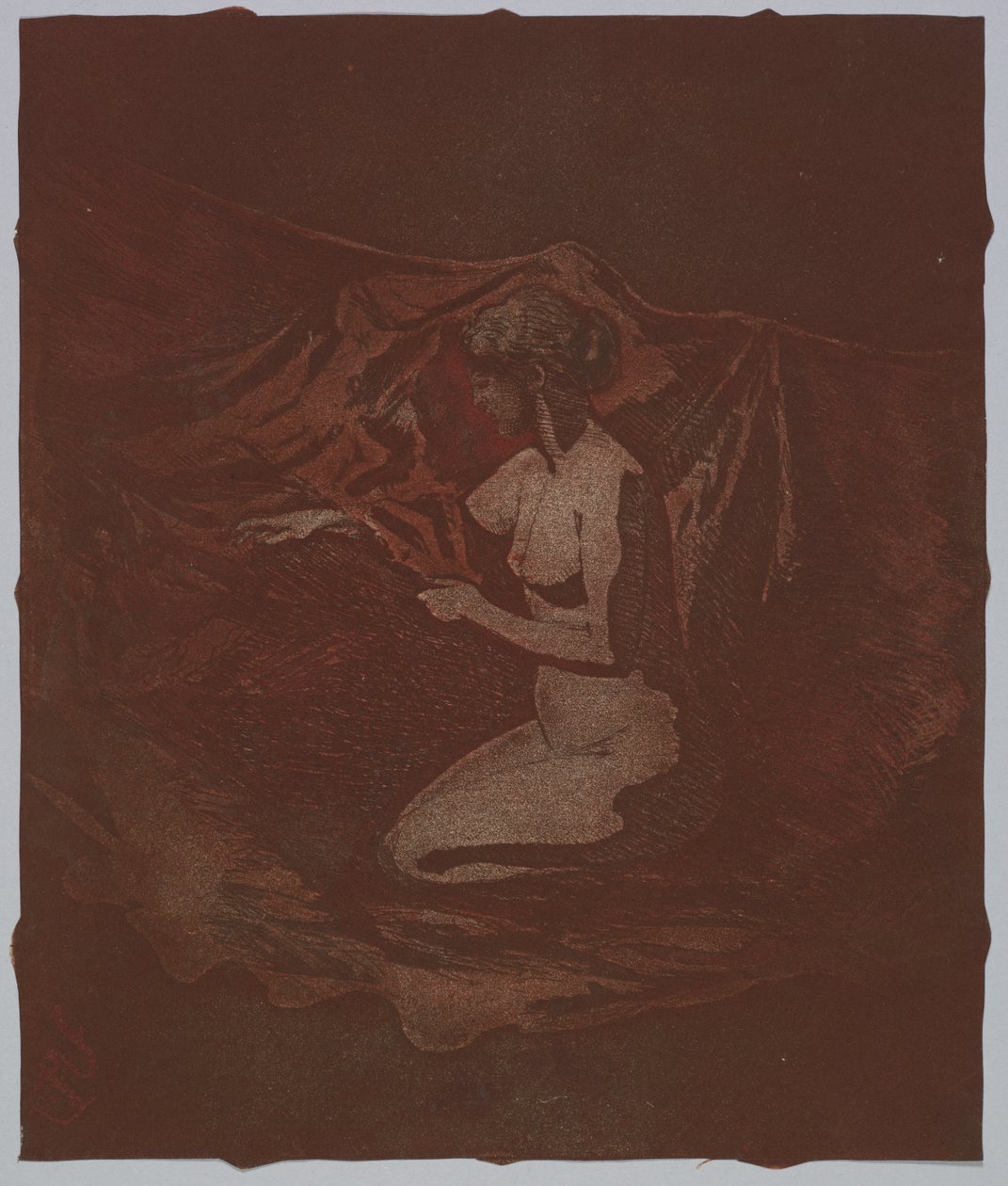 余烬发光，1890-1897年。 作者 西奥多·罗素