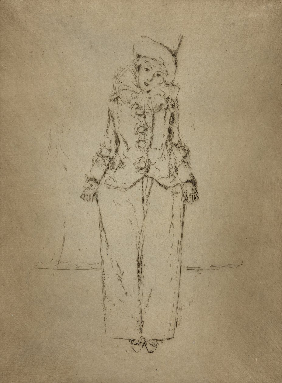 Pierrot en Pied》，《A. C. 女士肖像》，《Portrait of the Lady A. C. 作者 西奥多·罗素
