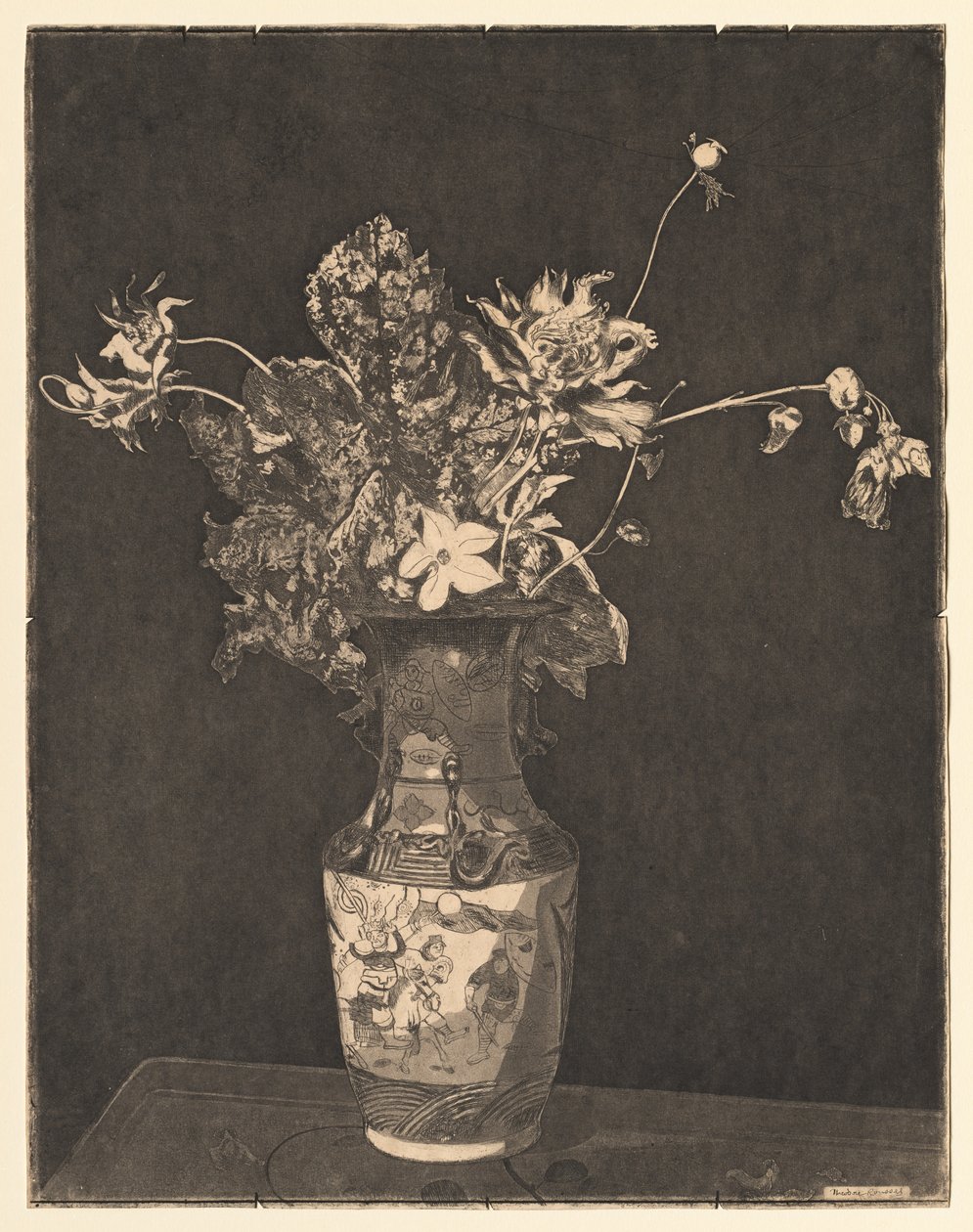 花的痛苦，1890-1895年。 作者 西奥多·罗素