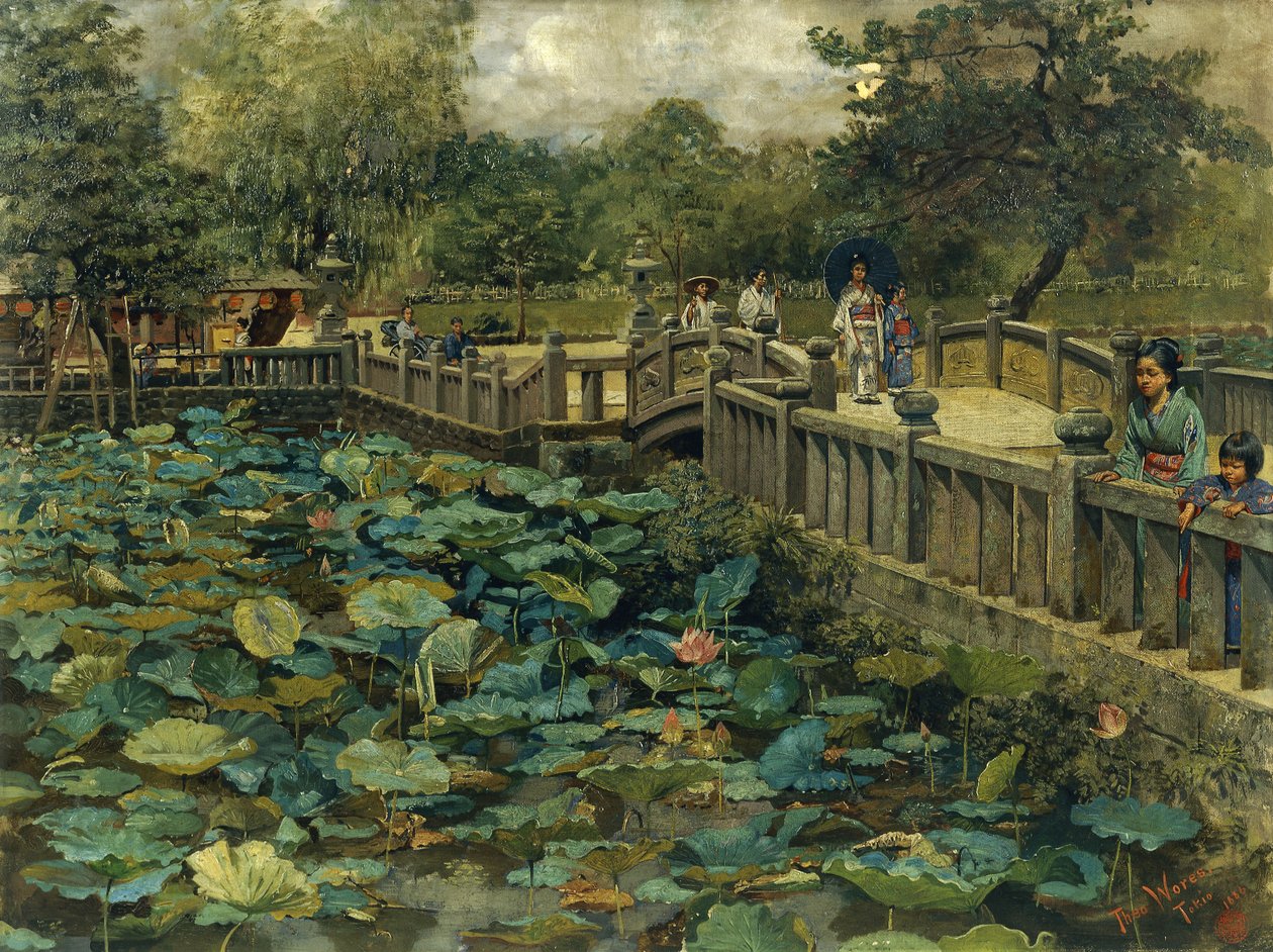 东京芝池莲花池 作者 西奥多·沃尔斯