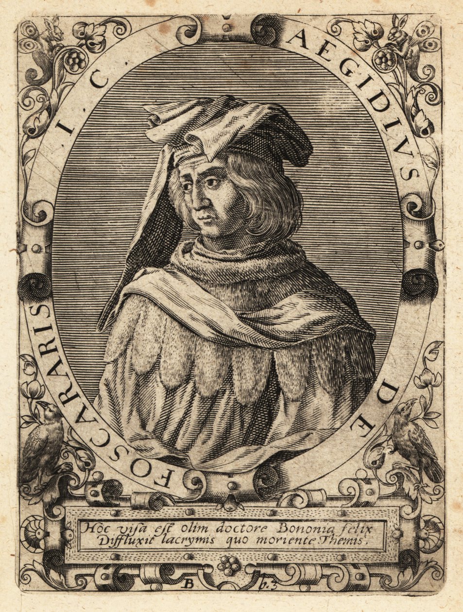 Egidio Foscherari, d.1289, 意大利法学家。 作者 西奥多·德布瑞