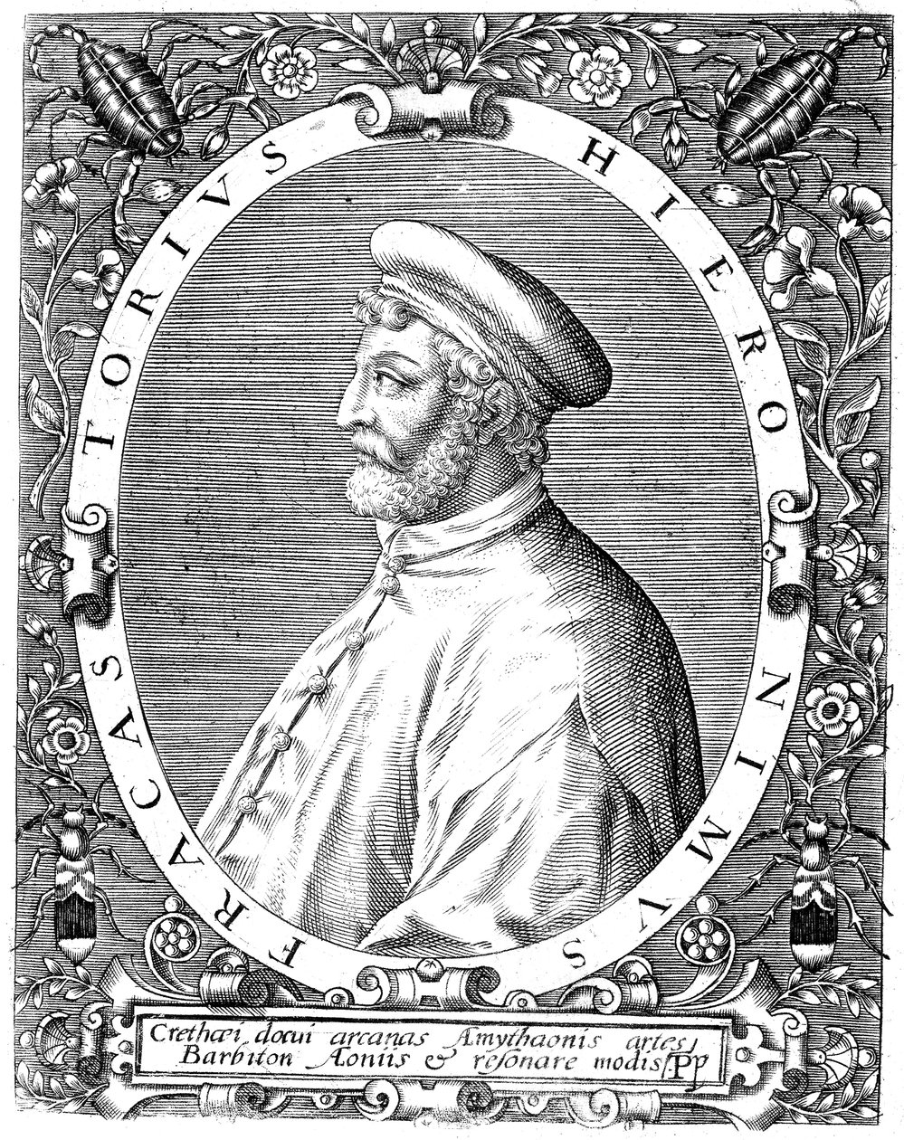 Girolamo Frascatoro，意大利医师，诗人和天文学家，十六世纪末 作者 西奥多·德布瑞