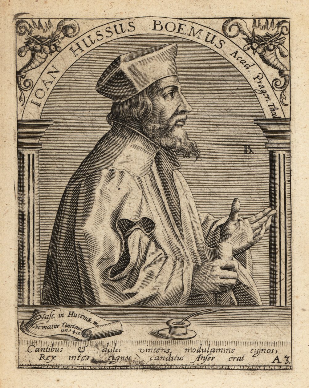 Jan Hus 作者 西奥多·德布瑞