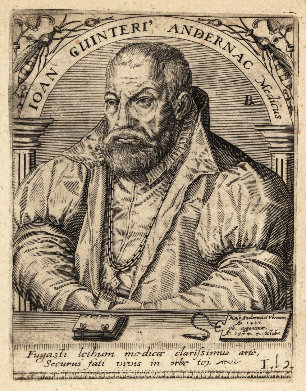 Johann Winter von Andernach，德国医生 作者 西奥多·德布瑞