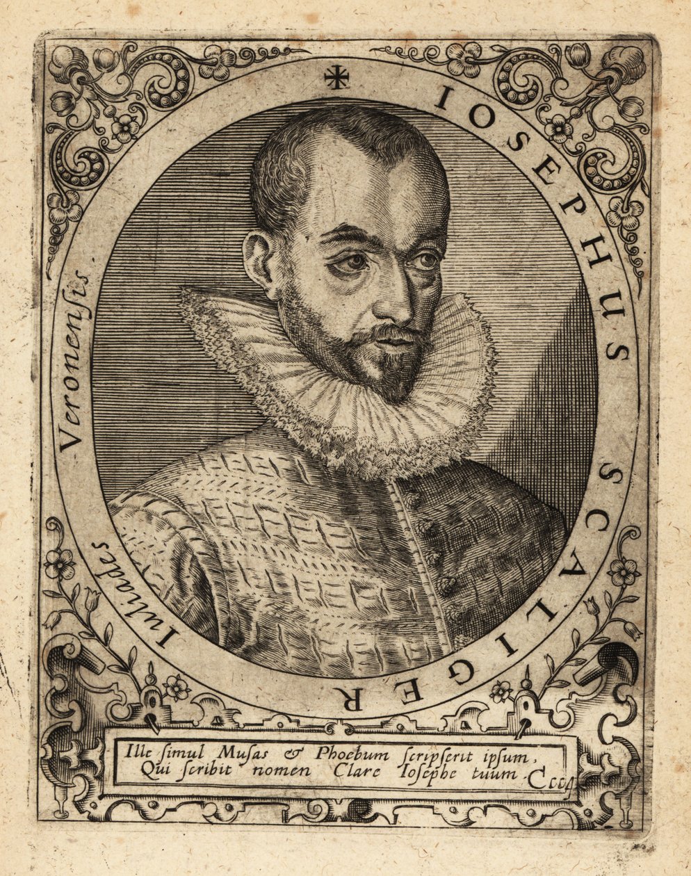 Joseph Justus Scaliger，法国宗教领袖。 作者 西奥多·德布瑞