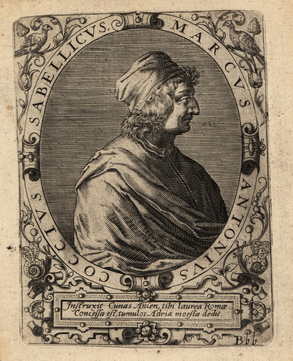 Marcus Antonius Coccius Sabellicus，意大利学者。 作者 西奥多·德布瑞