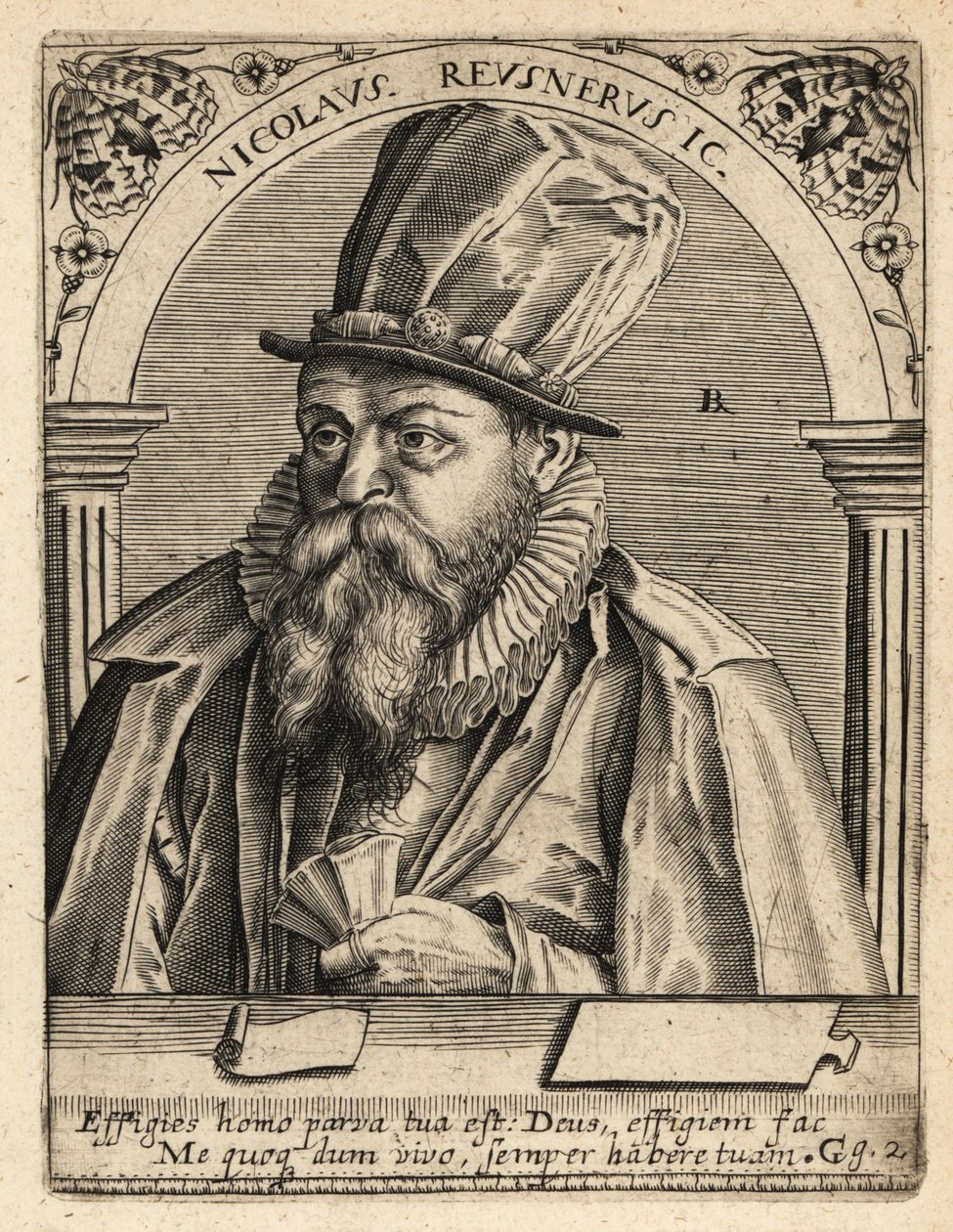 Nicolaus Reusner 作者 西奥多·德布瑞