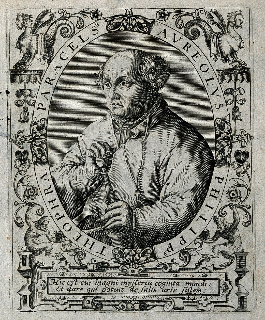 Philippus Theophrastus Aureolus Bombastus von Hohenheim Paracelsus，1645年。 作者 西奥多·德布瑞