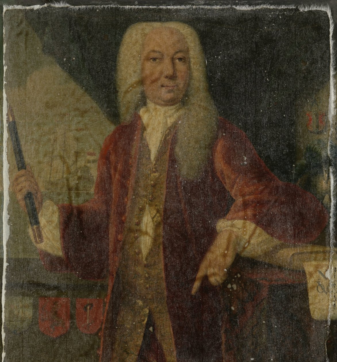 荷兰东印度公司总督阿德里安-瓦尔肯尼尔肖像 作者 Theodorus Justinus Rheen（复制后）