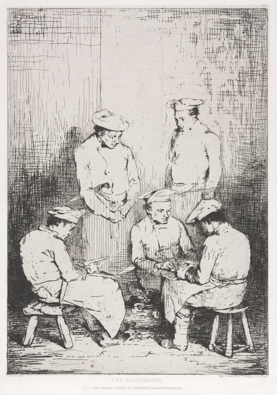 土豆削皮人 作者 Theodule Ribot