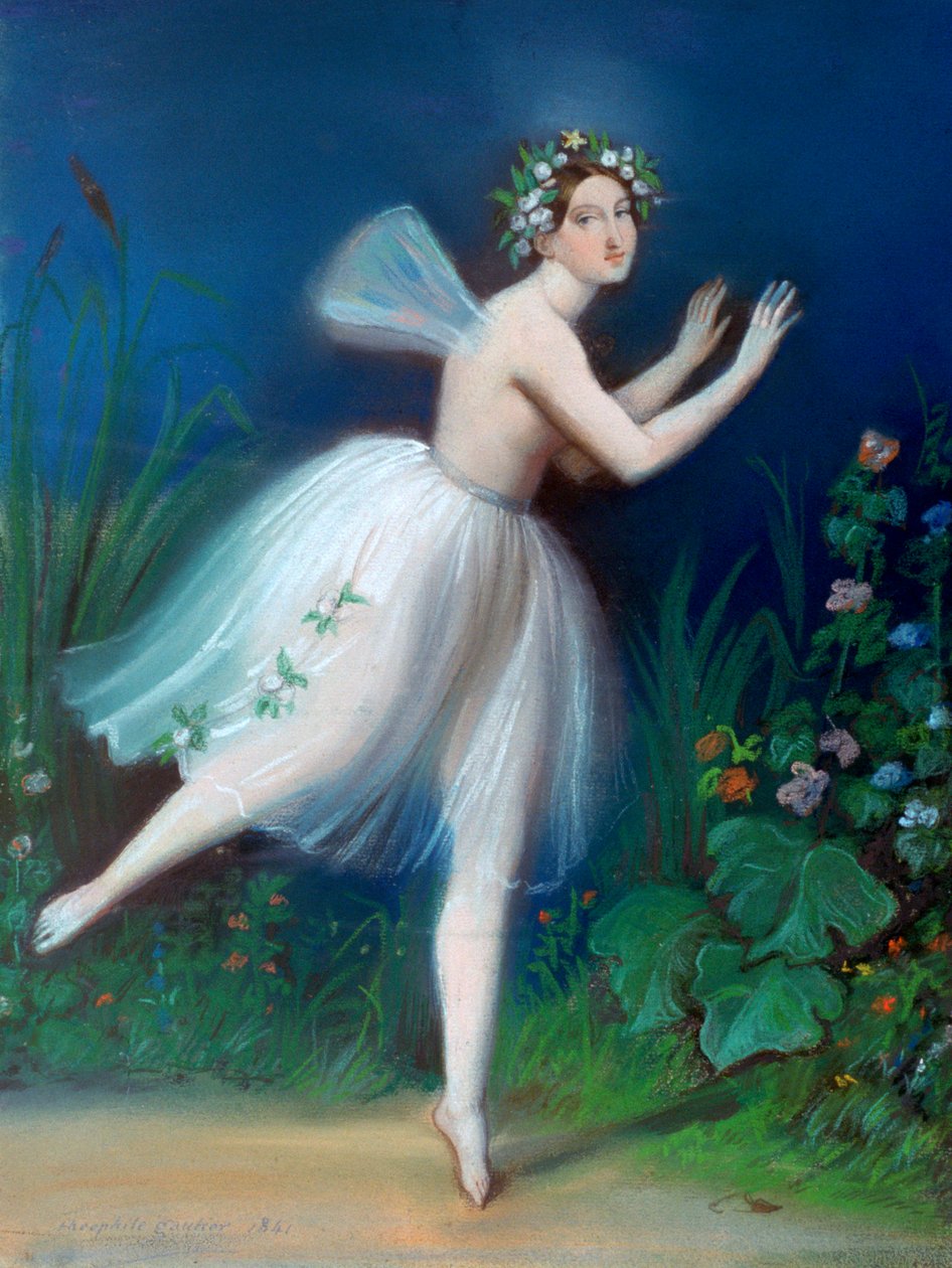 卡洛塔·格里西（Carlotta Grisi）在吉赛尔的肖像，1841年 作者 西奥菲尔·高铁