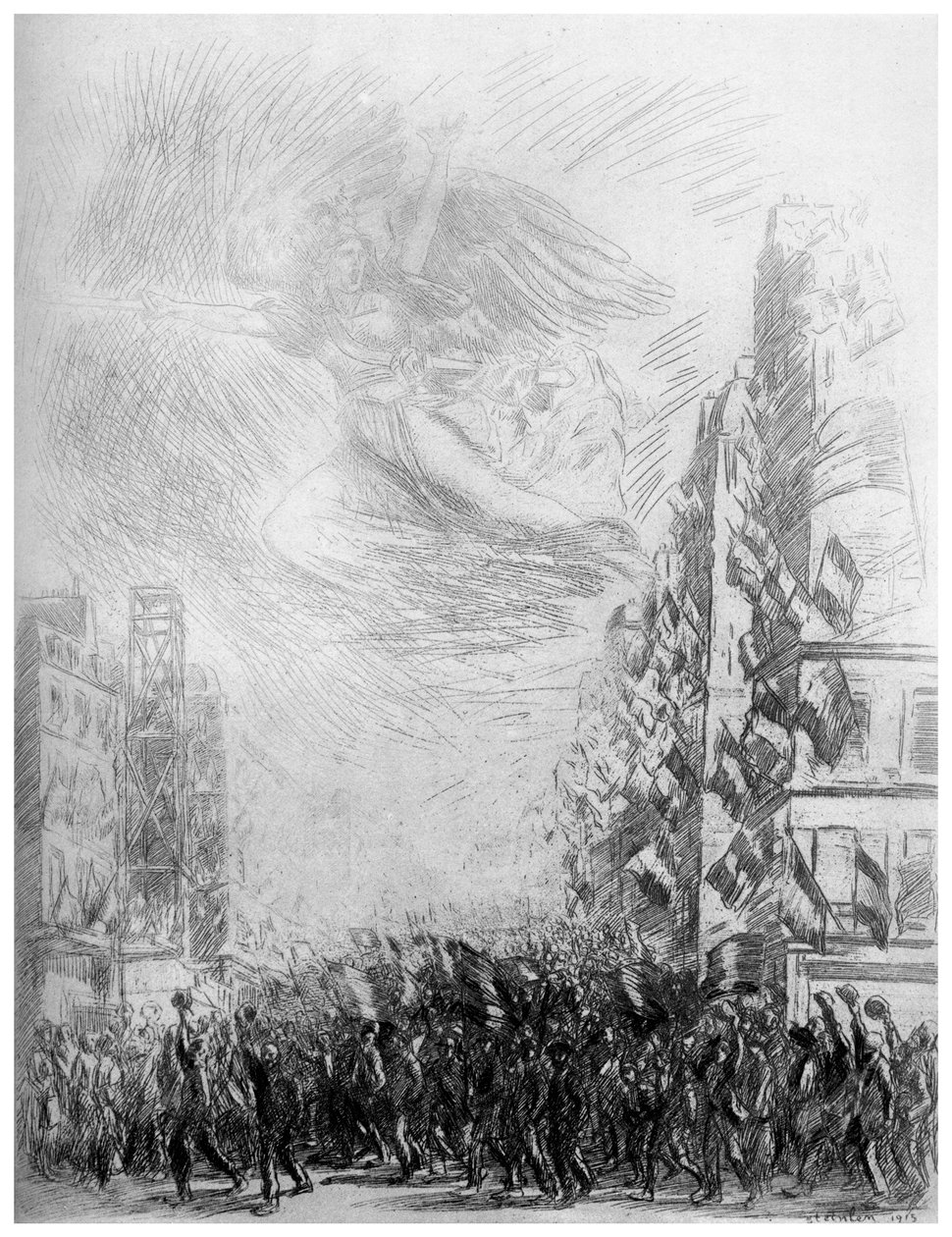 八月二日"，约1840-1900年 1924年 作者 泰奥菲勒·斯坦伦
