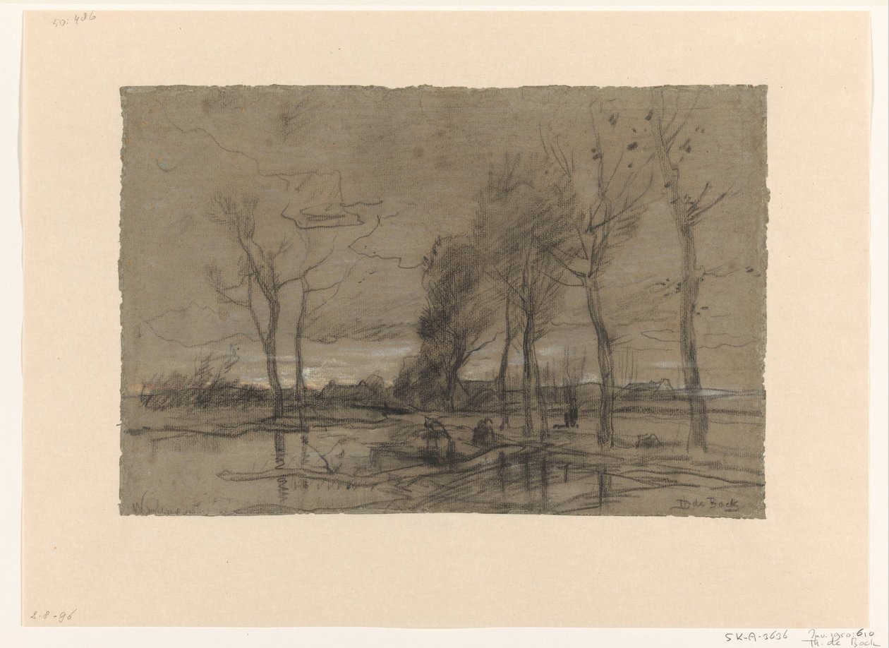 秋天的风景 作者 西奥菲·德·博克（Theophile de Bock）