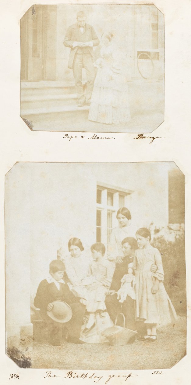 爸爸和妈妈，生日小组，1853-56年 作者 特蕾莎·卢维林