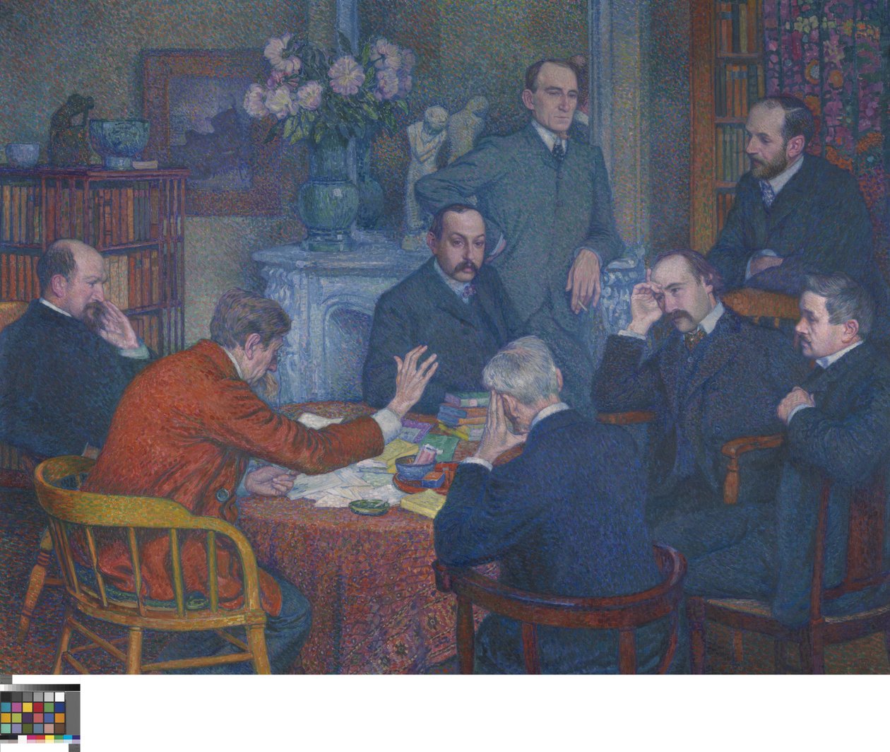Emile Verhaeren 的朗读 作者 范·雷塞尔伯格（Théovan Rysselberghe）
