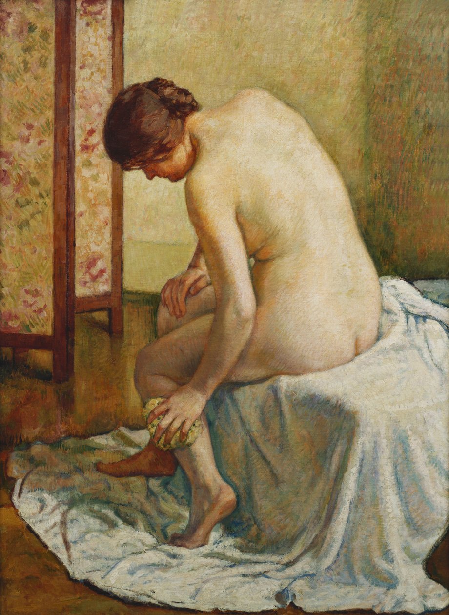沐浴者;贝尼厄斯， 作者 范·雷塞尔伯格（Théovan Rysselberghe）