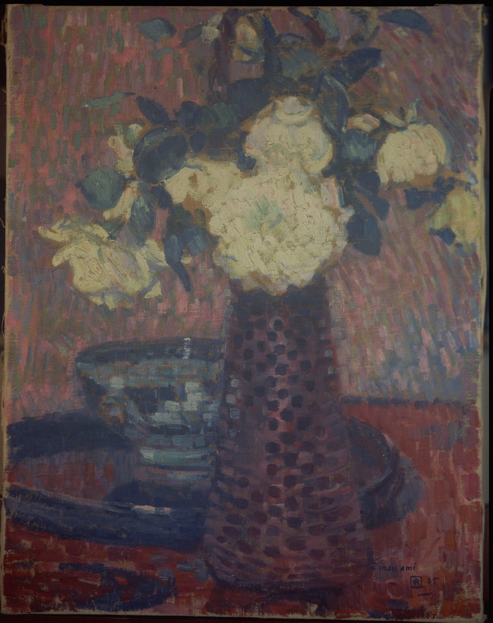 花束，1905年 作者 范·雷塞尔伯格（Théovan Rysselberghe）