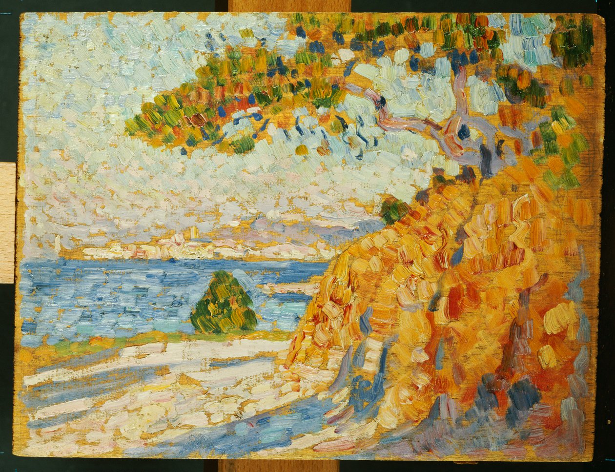 1895年中午的乡村 作者 范·雷塞尔伯格（Théovan Rysselberghe）