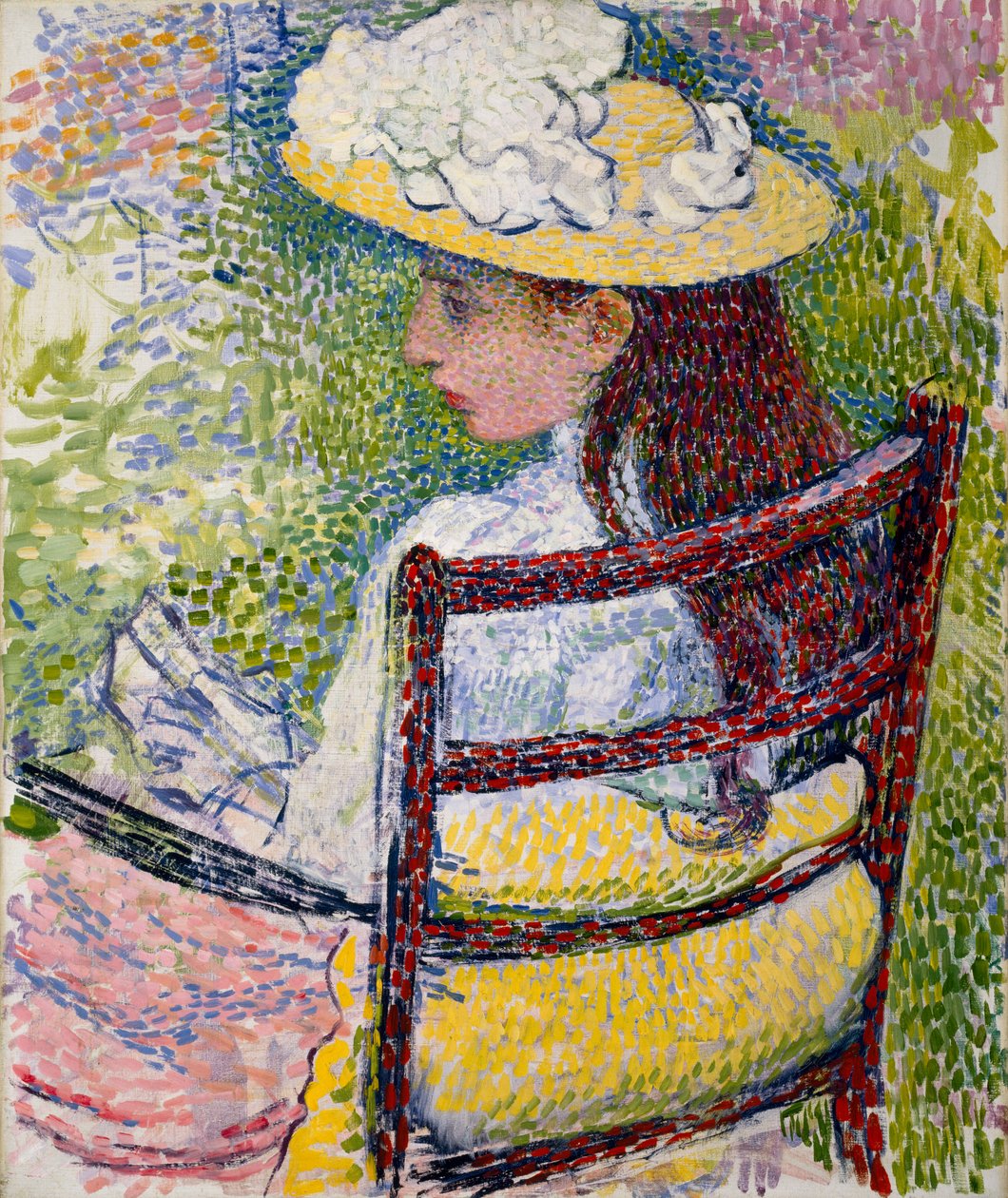 珍妮皮萨罗，1895年 作者 范·雷塞尔伯格（Théovan Rysselberghe）