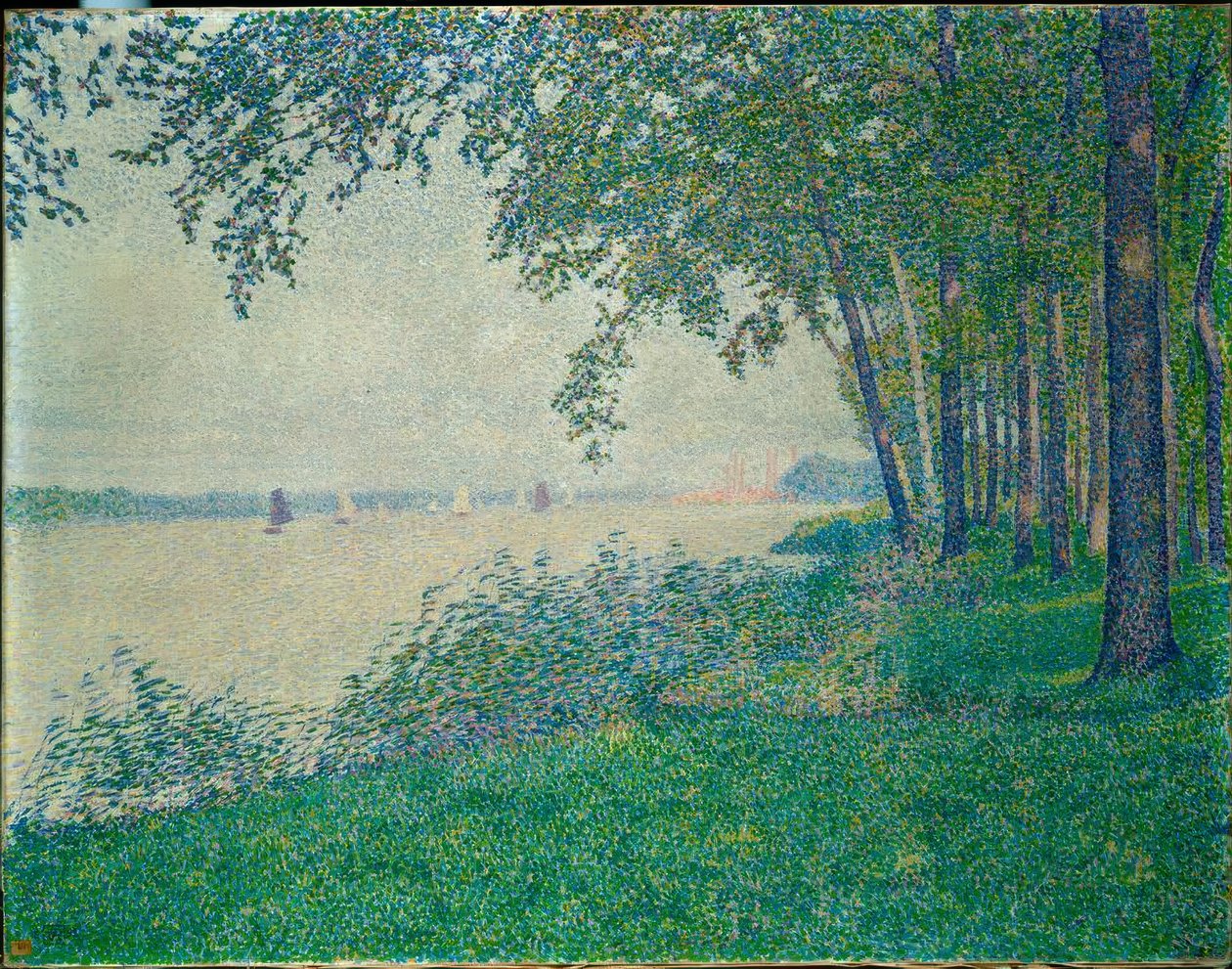 帆船 作者 范·雷塞尔伯格（Théovan Rysselberghe）