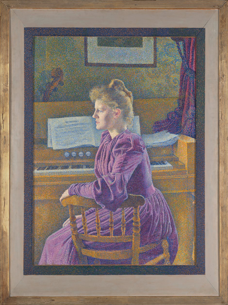 玛丽亚-塞特在 "和声 "音乐厅 作者 范·雷塞尔伯格（Théovan Rysselberghe）