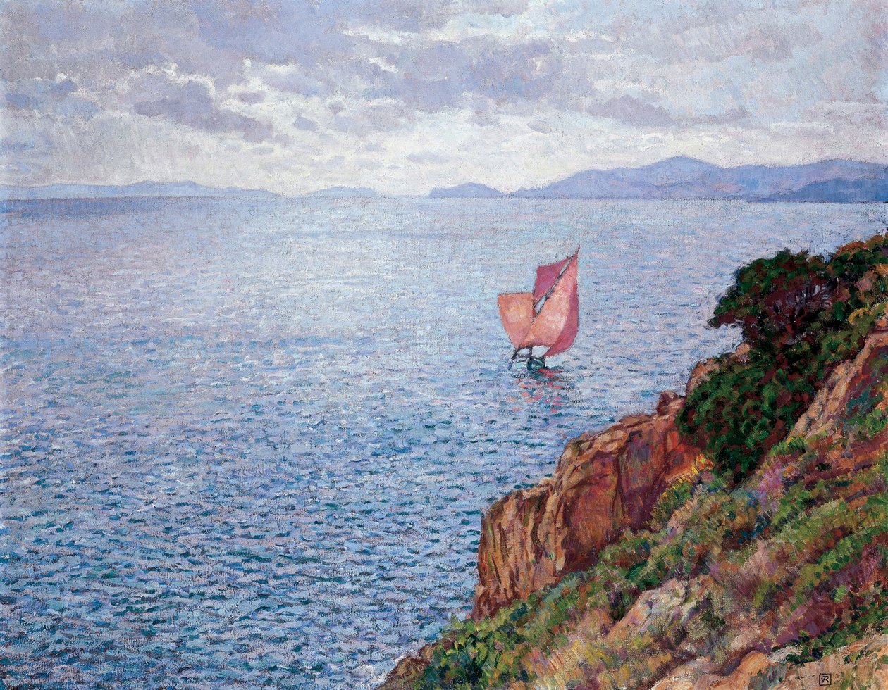红帆 作者 范·雷塞尔伯格（Théovan Rysselberghe）