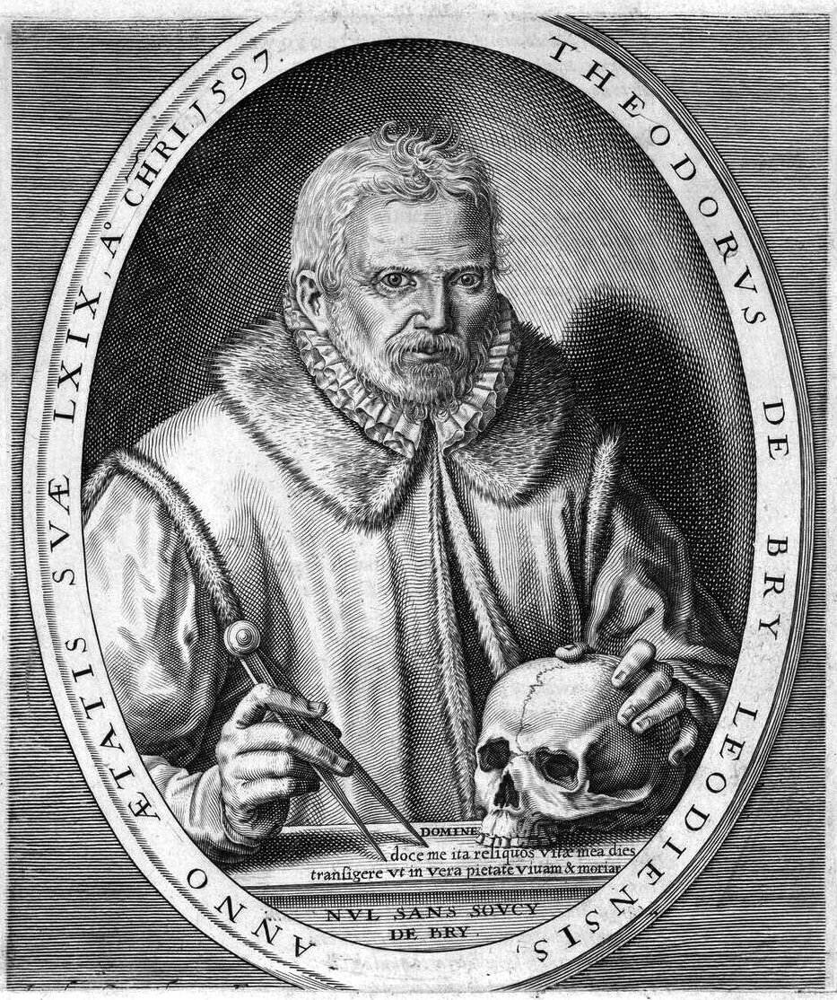 Theodor de Bry的肖像 作者 西奥多·德布瑞