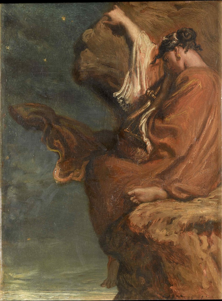 萨福（Sappho），1849年。 作者 蒂奥多·切塞留