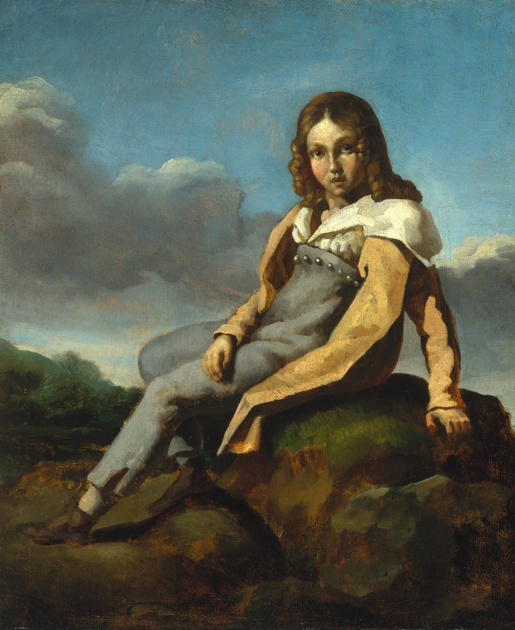 阿尔弗雷德-德德罗（1810-1860 年）童年时代 作者 西奥多·杰里科（Theodore Gericault）