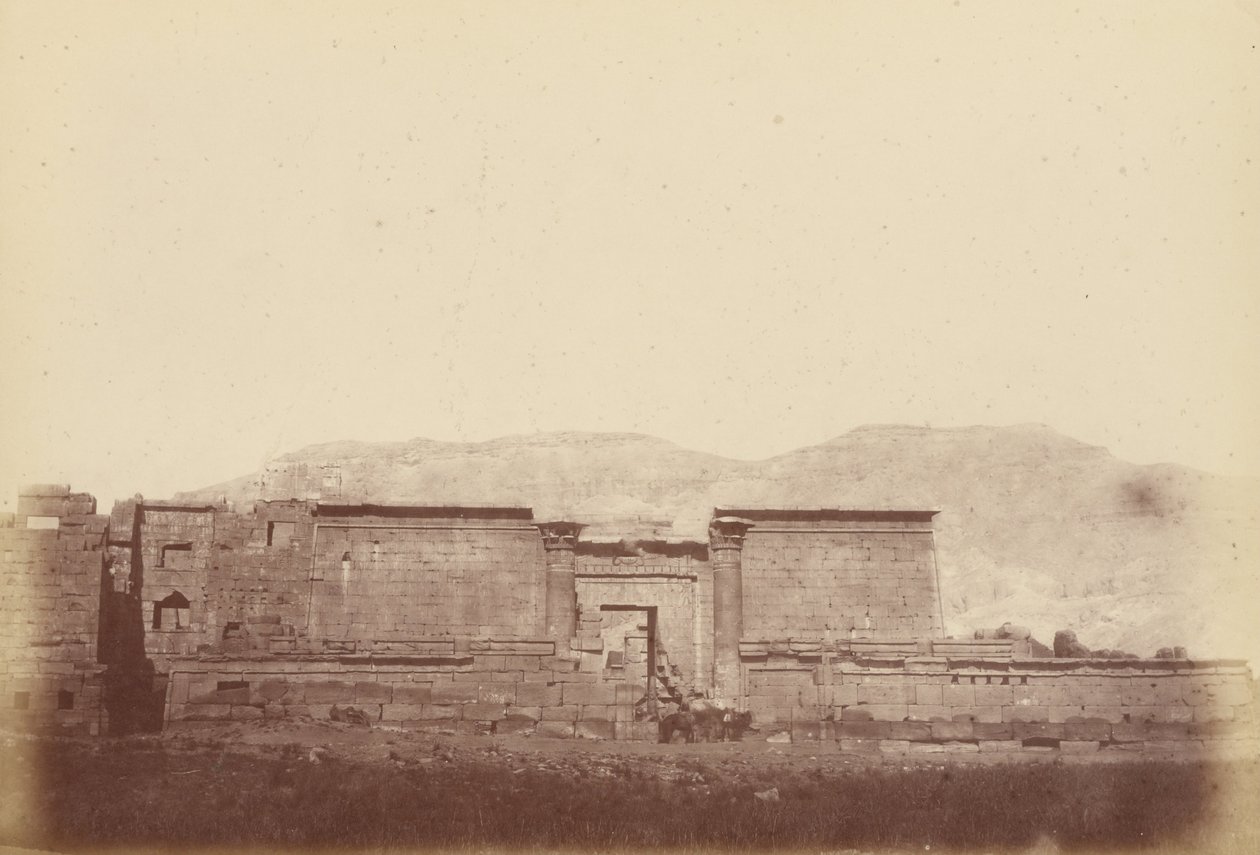 （Medinet Habu宫殿的视图） 作者 迪奥里亚