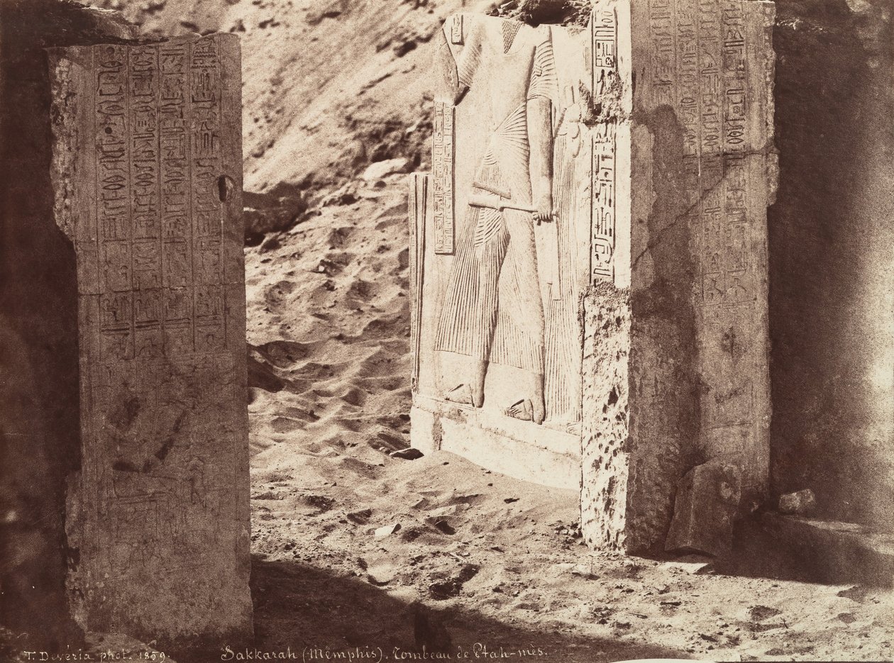 Ptahmose墓，Saqqara Memphis，1859年。 作者 迪奥里亚