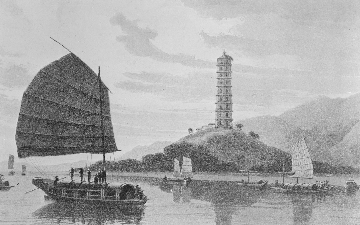 黄埔宝塔，1810年 作者 托马斯和威廉丹尼尔