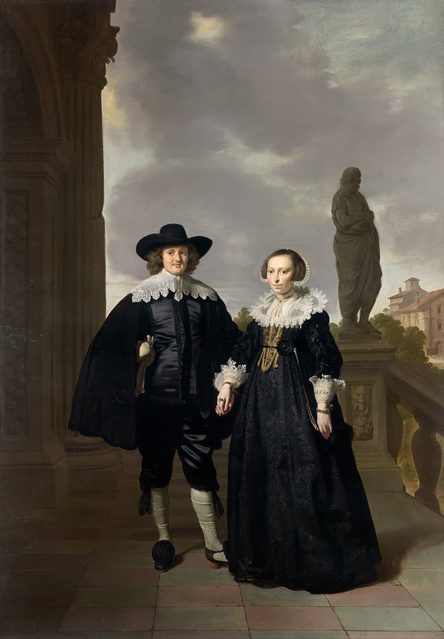 Frederick van Velthuysen和他的妻子Josina 作者 托马斯德凯瑟