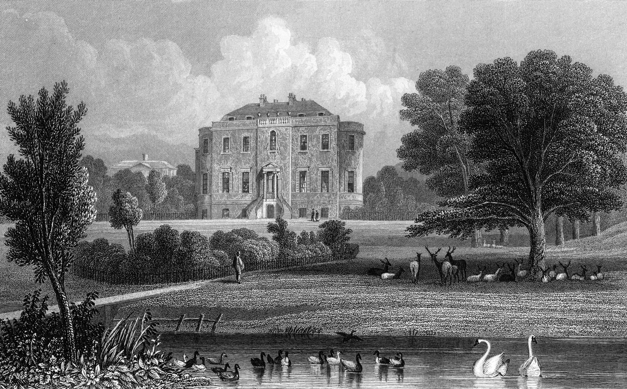 Wivenhoe Park，Essex，1835 作者 托马斯·巴伯
