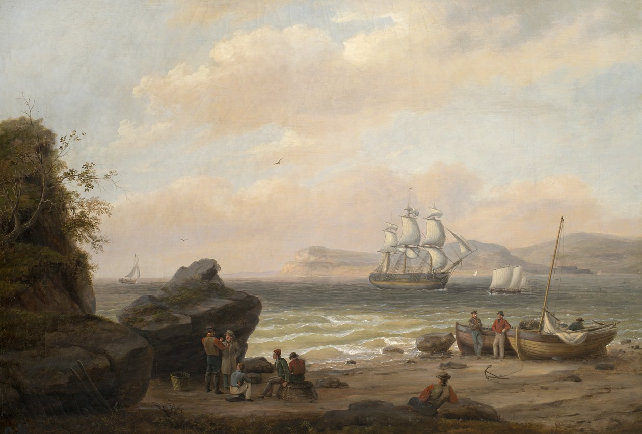海景，1835年 作者 托马斯·伯奇