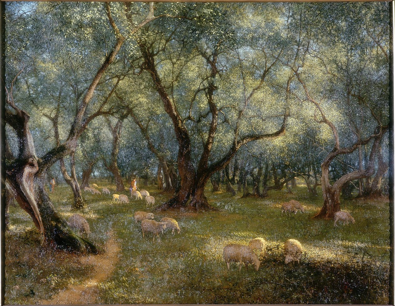 St Rocco橄榄油在画布上 作者 托马斯·鲍曼·加维