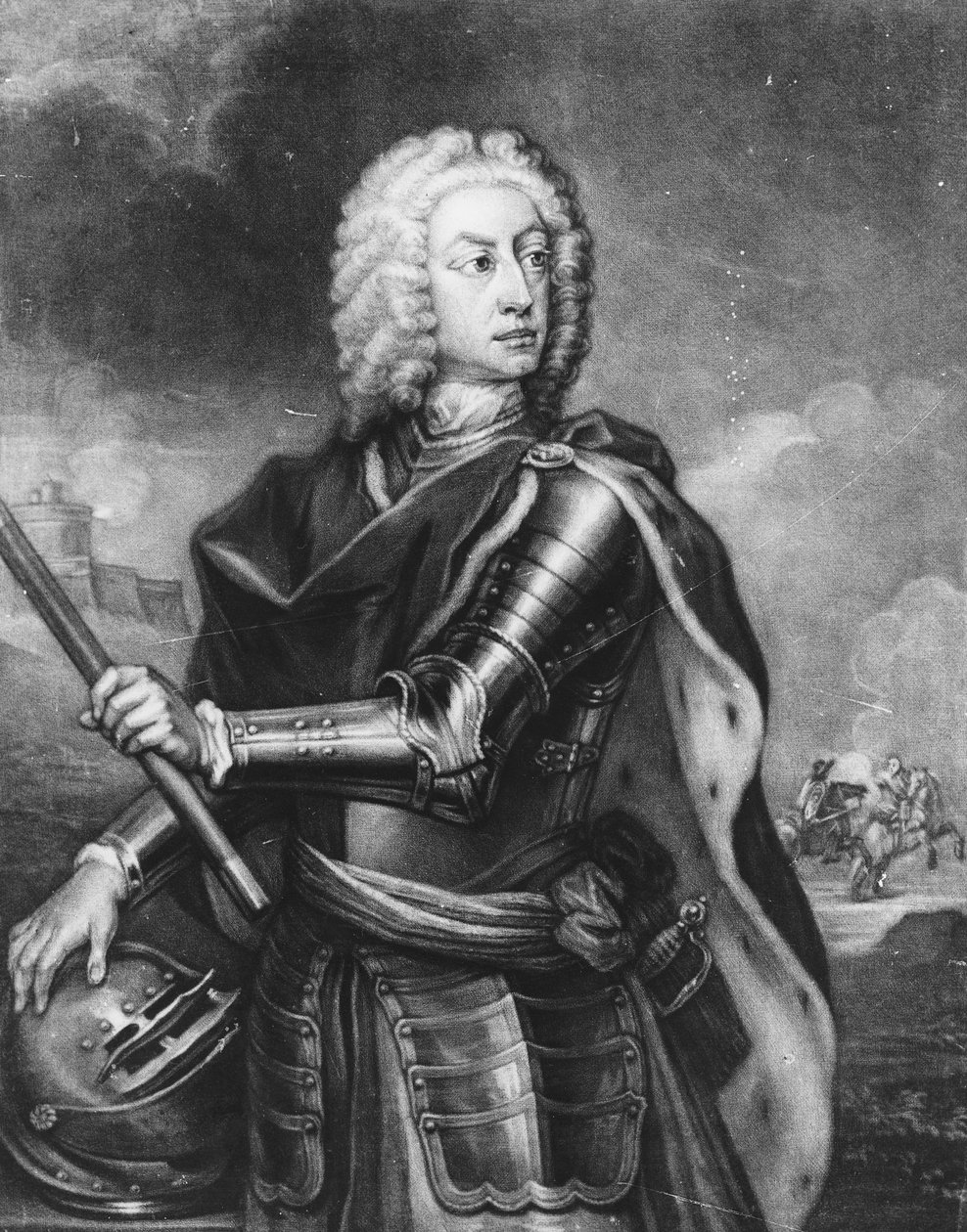 James Oglethorpe，1741（mezzotint） 作者 托马斯·伯福德
