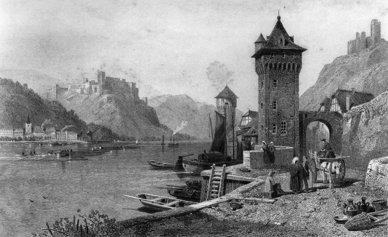 St. Goar，由J. Outhwaite雕刻，由Cassell und Company印制 作者 托马斯·查尔斯·李森·罗伯特汉姆