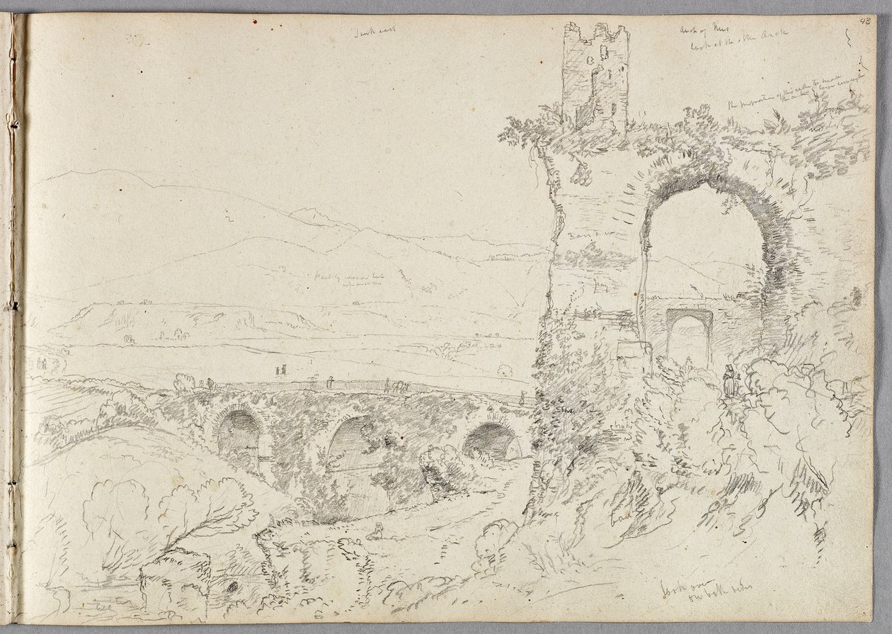 在Tivoli（Morning）1832附近的视图 作者 托马斯·科尔