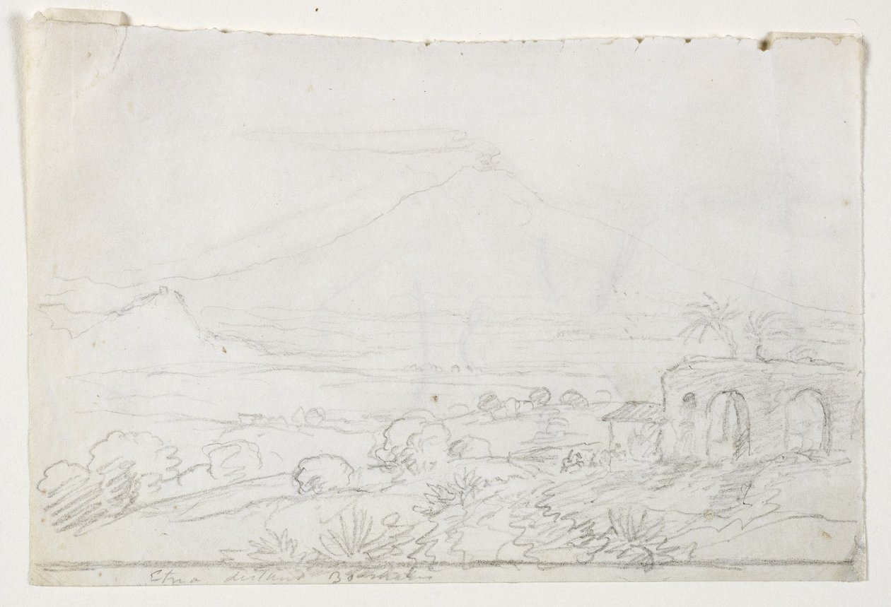 Aetna距离三十英里，1842年 作者 托马斯·科尔