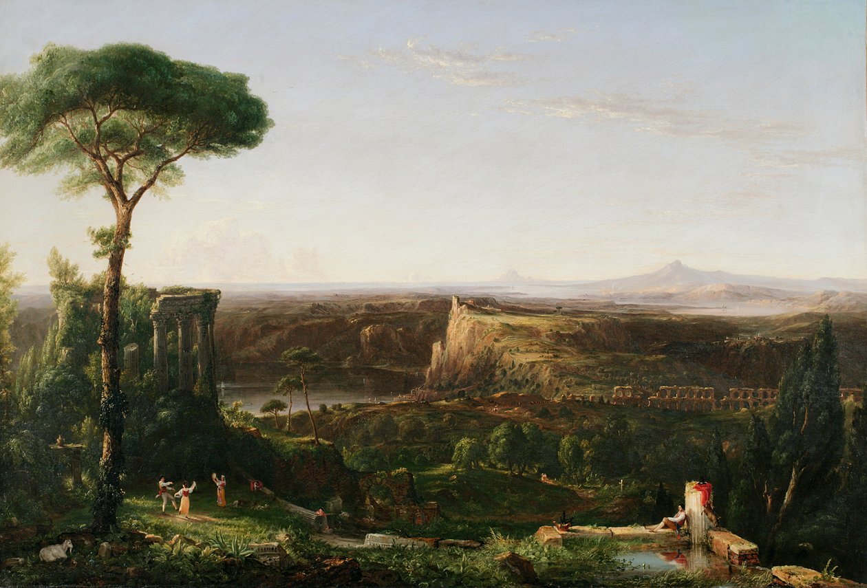 意大利场景作品，1833年 作者 托马斯·科尔