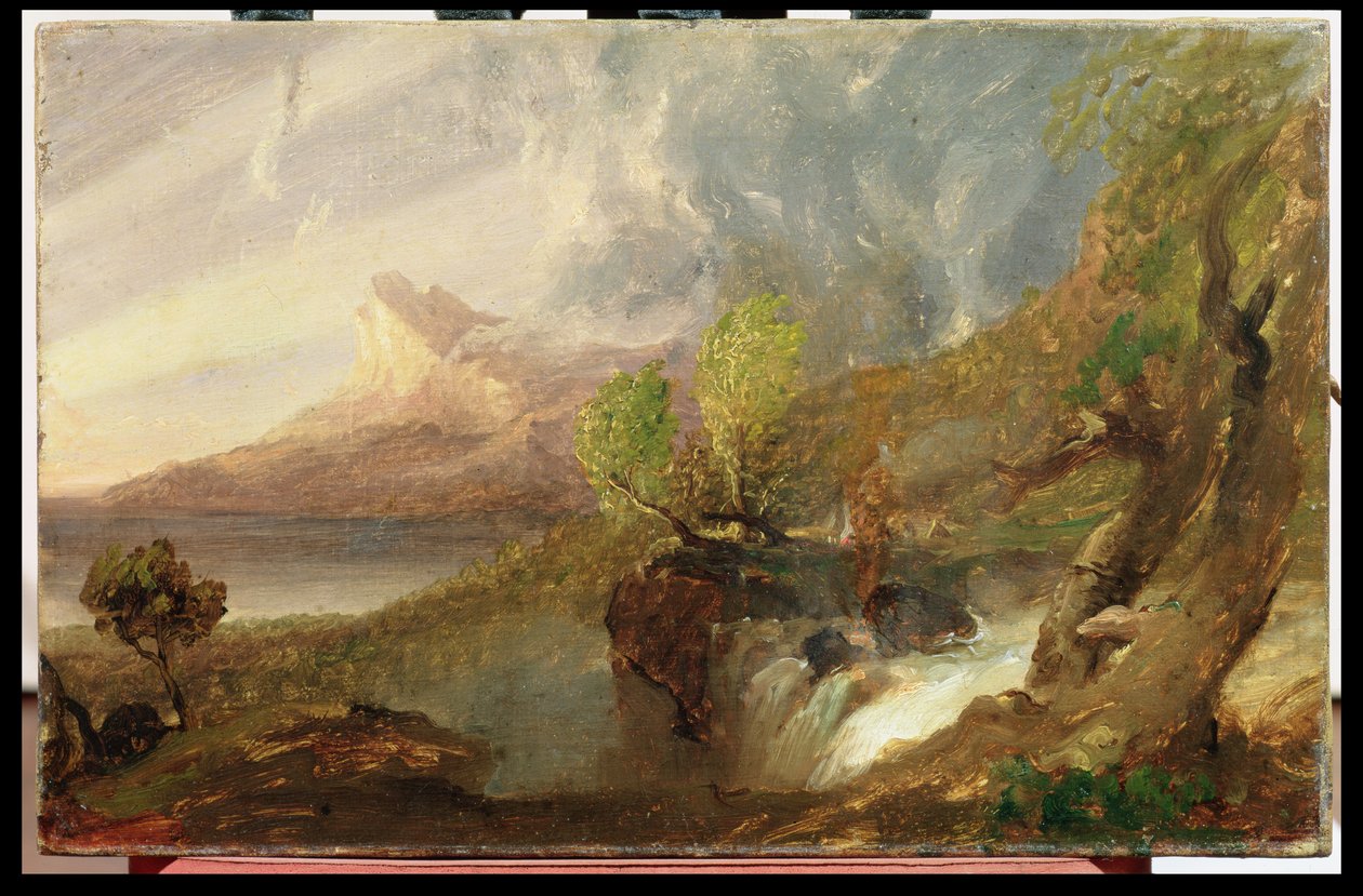 研究野生场景，1831年 作者 托马斯·科尔