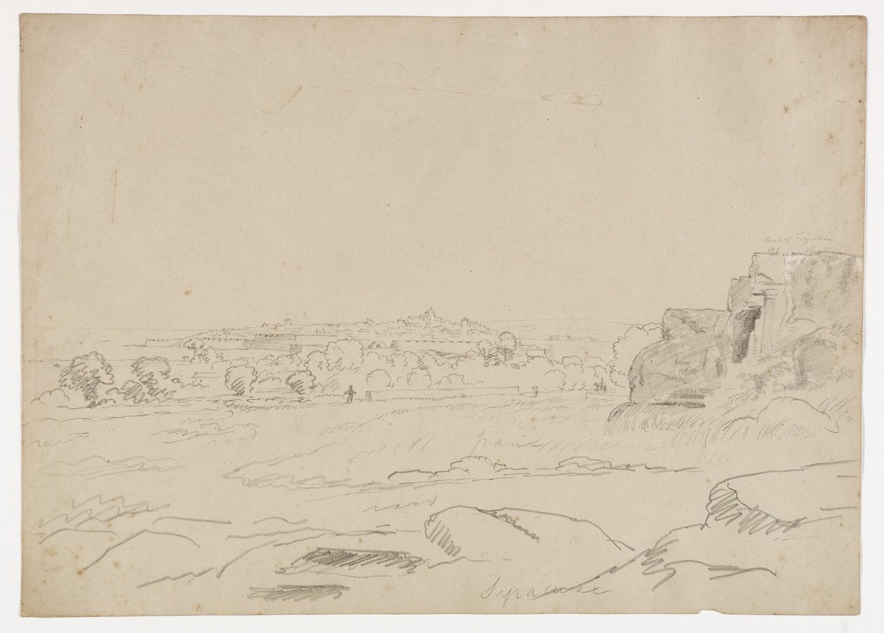 锡拉丘兹和西西里岛蒂莫伦墓，1842年 作者 托马斯·科尔