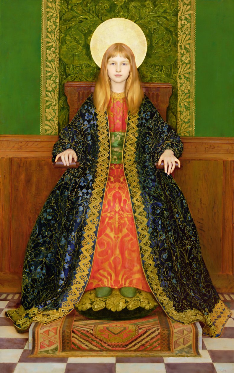 The Child Enthroned，c.1894 作者 托马斯·库珀·戈奇