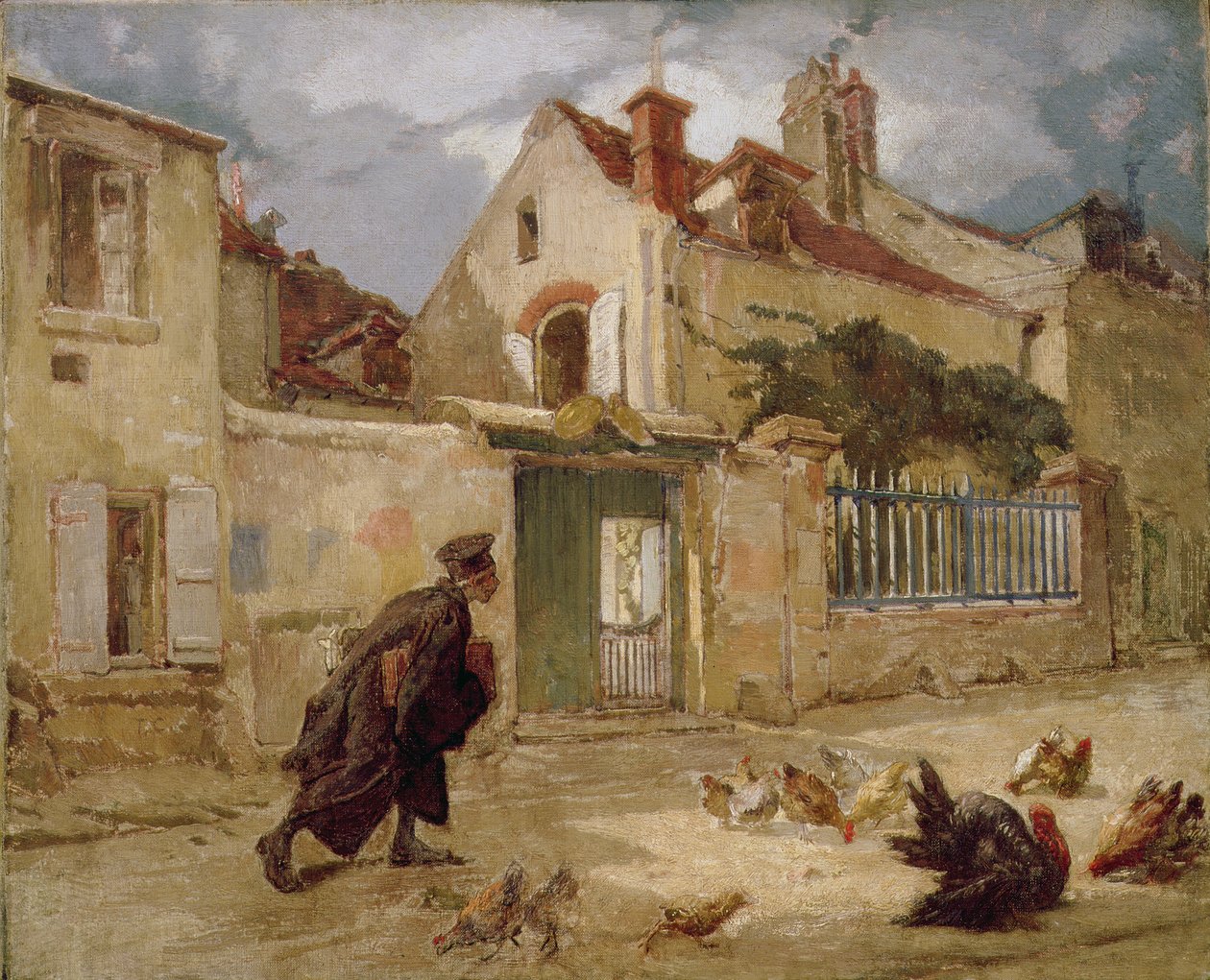 律师去法院，1859-60 作者 托马斯·库蒂（Thomas Couture）